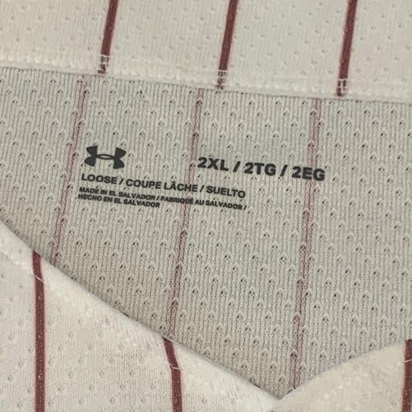 Under Armour South Carolina Gamecocks White Baseball Jersey Men's Size 2X-Large - Picture 4 of 7